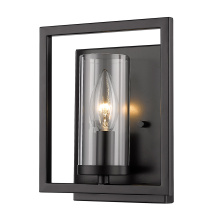 Golden 6068-1W BLK - Golden Lighting Marco 1-light Wall Sconce in Matte Black